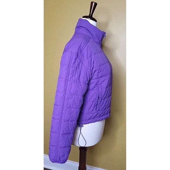 Love Tree Ultralight Packable Womens Medium Purple Puffer Jacket Full Zip Adjust - Picture 3 of 9